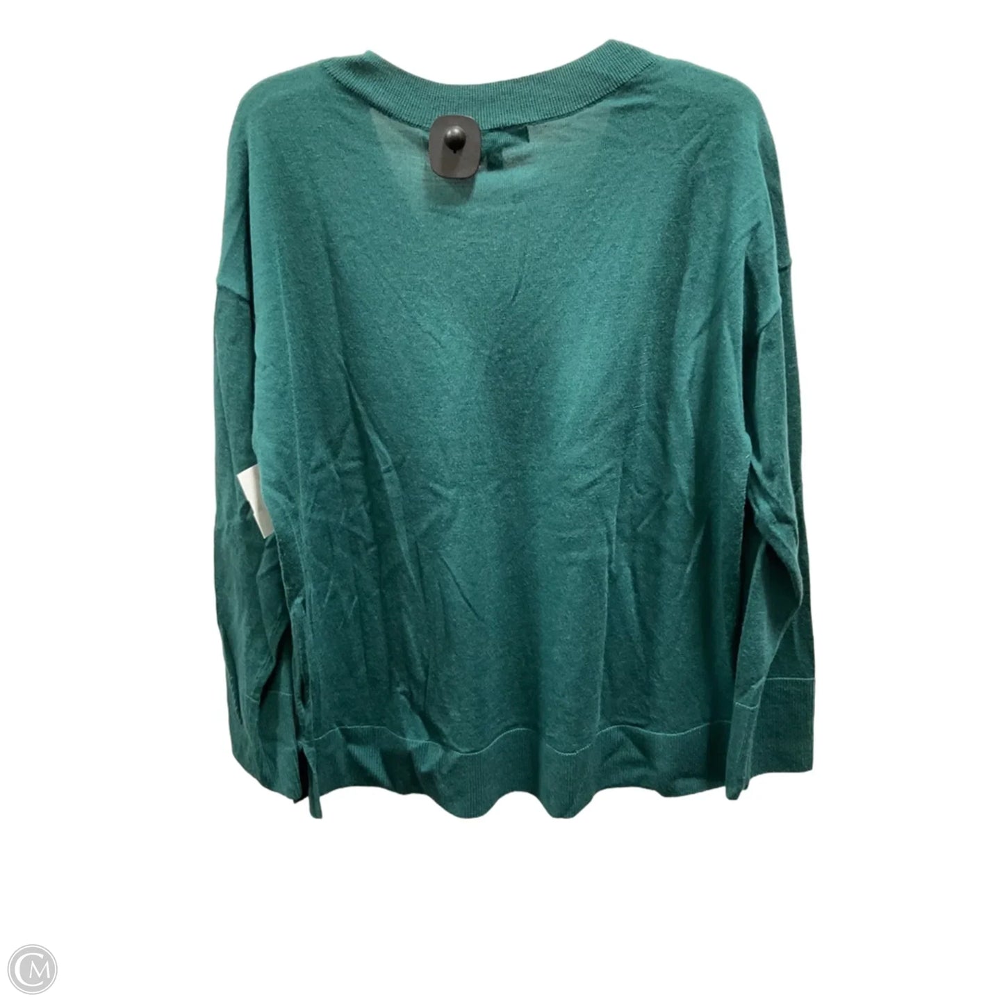 Top Long Sleeve Basic By Banana Republic In Green, Size: L