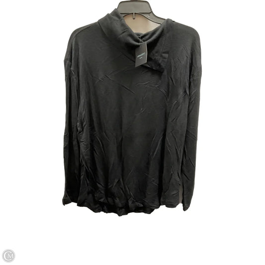 Top Long Sleeve Basic By Cynthia Rowley In Black, Size: L