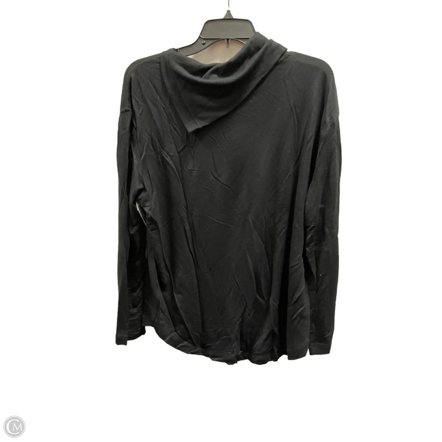 Top Long Sleeve Basic By Cynthia Rowley In Black, Size: L