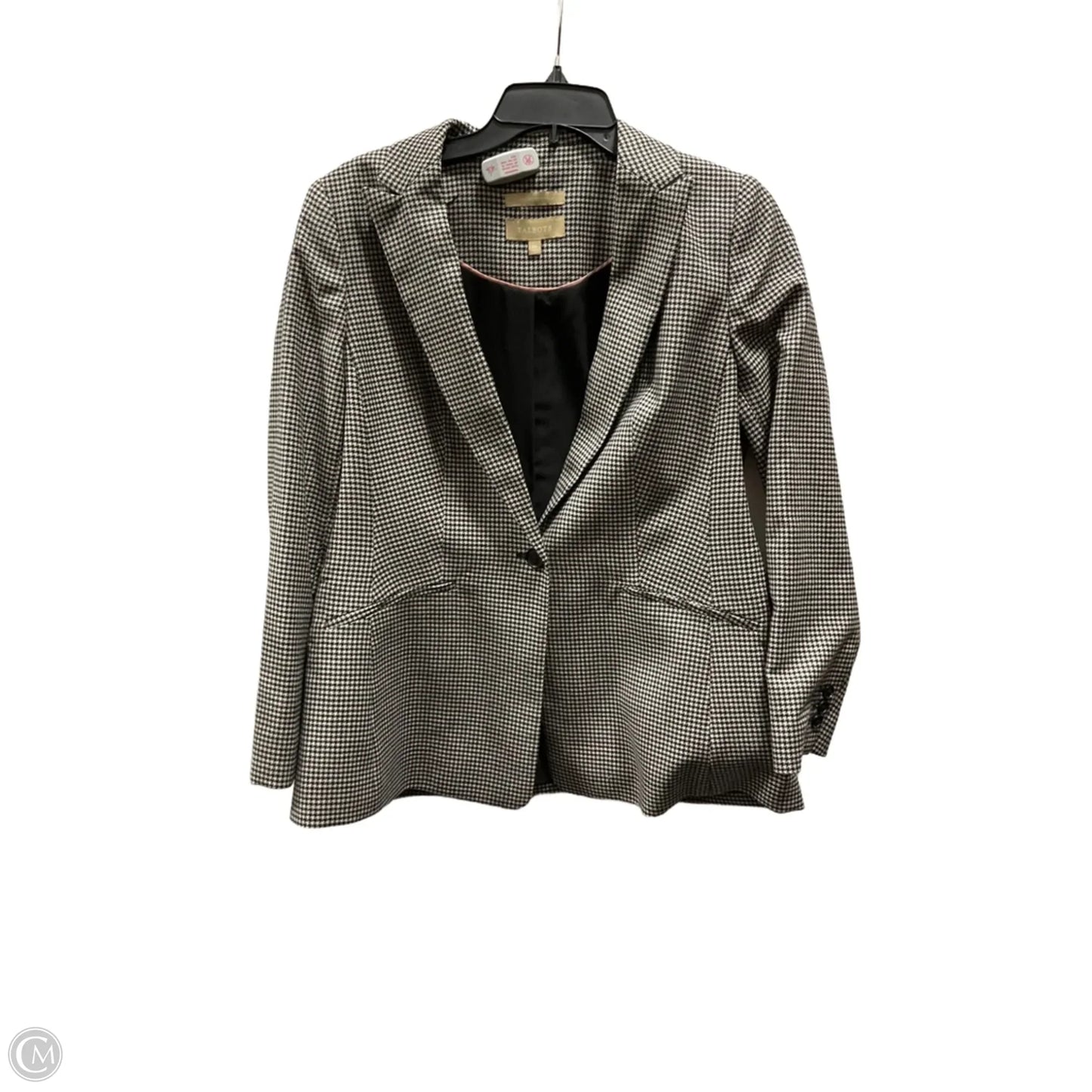 Blazer By Talbots In Black & White, Size: Lp
