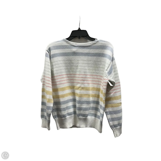 Sweater By Lauren By Ralph Lauren In Striped Pattern, Size: M