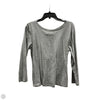 Top 3/4 Sleeve By J. Crew In Grey, Size: L
