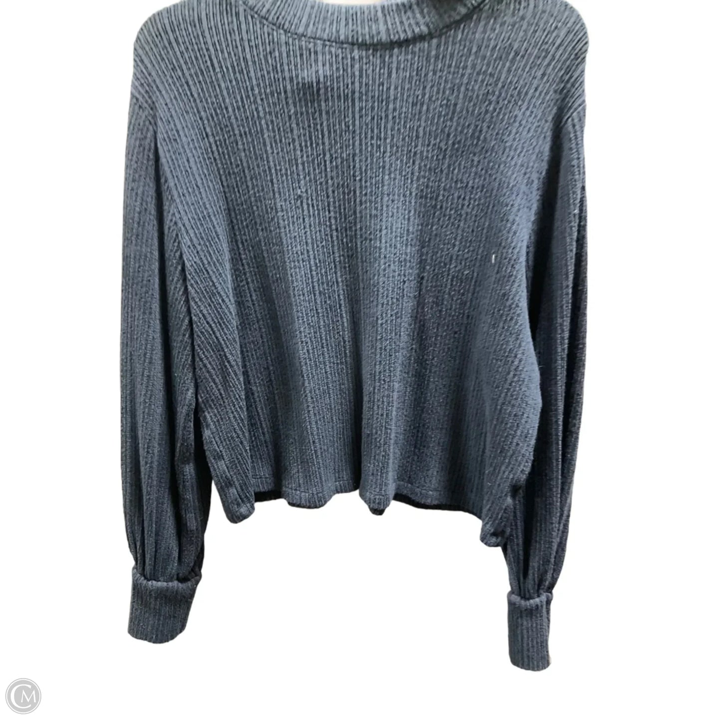 Top Long Sleeve By Lush In Blue, Size: M