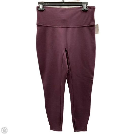 Pants Leggings By Spanx In Maroon, Size: M