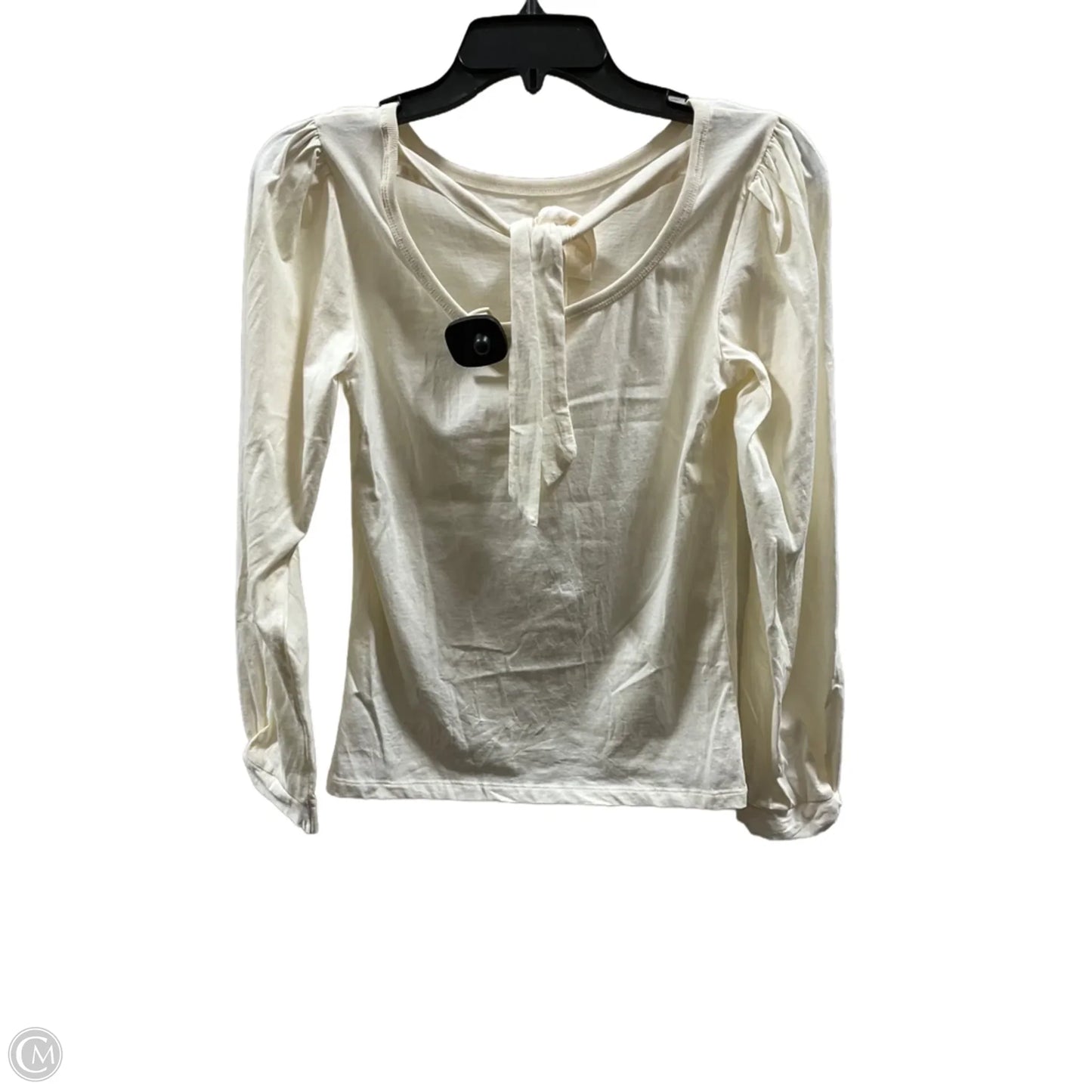 Top Long Sleeve By J. Crew In Cream, Size: S