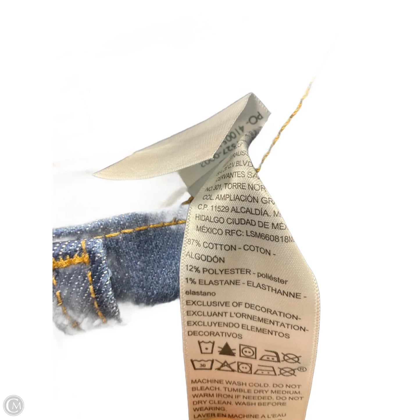 Shorts By Levis In Blue Denim, Size: 8