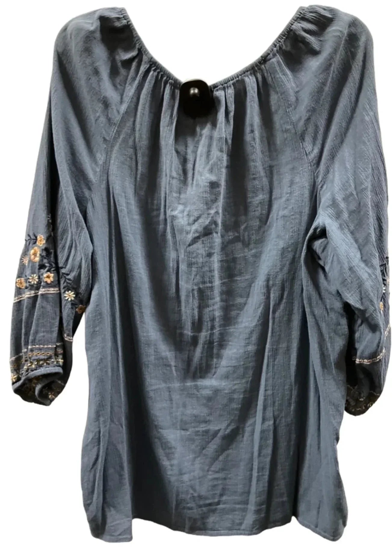 Top 3/4 Sleeve By J. Jill In Grey, Size: L