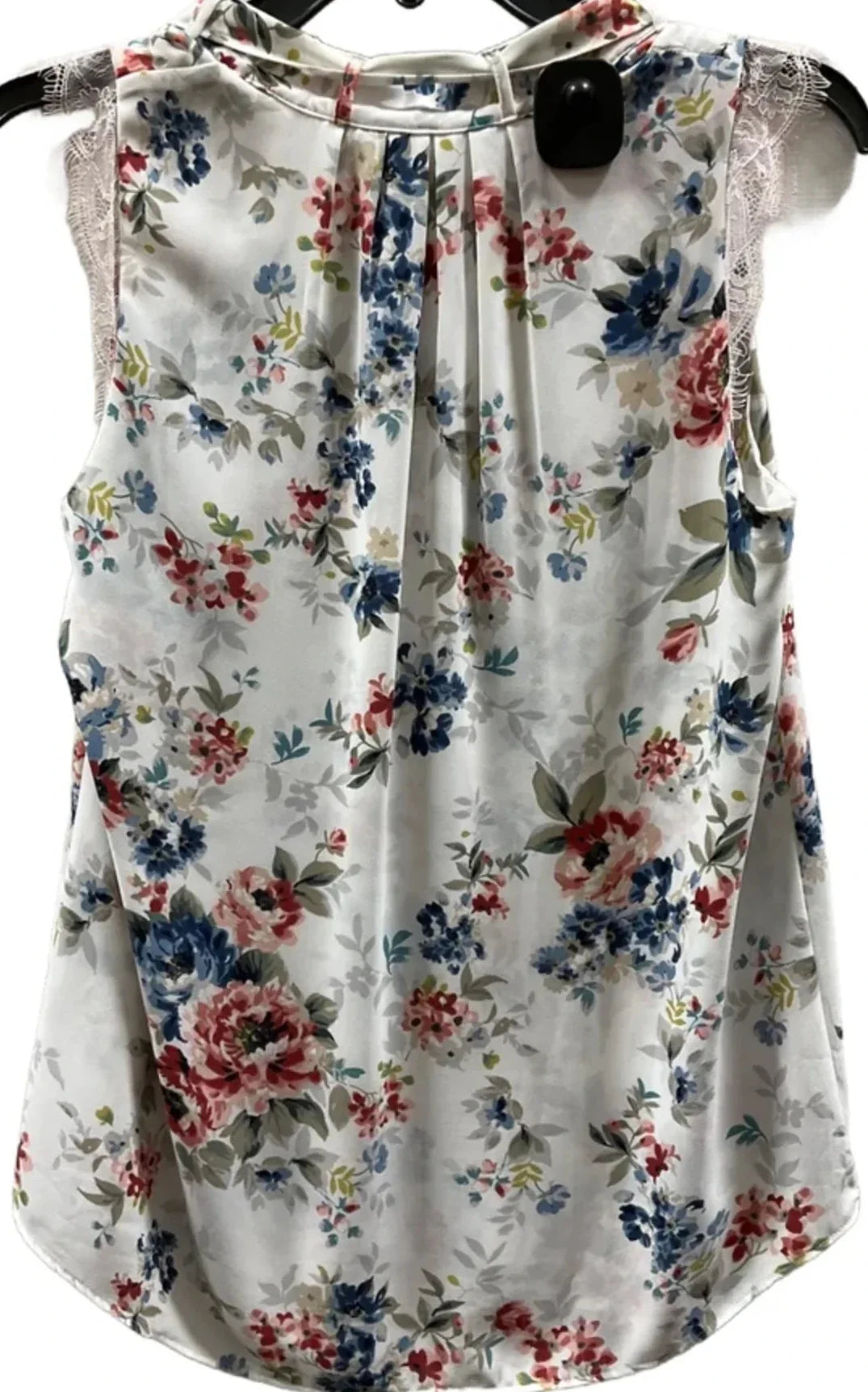 Top Sleeveless By White House Black Market In Floral Print, Size: S