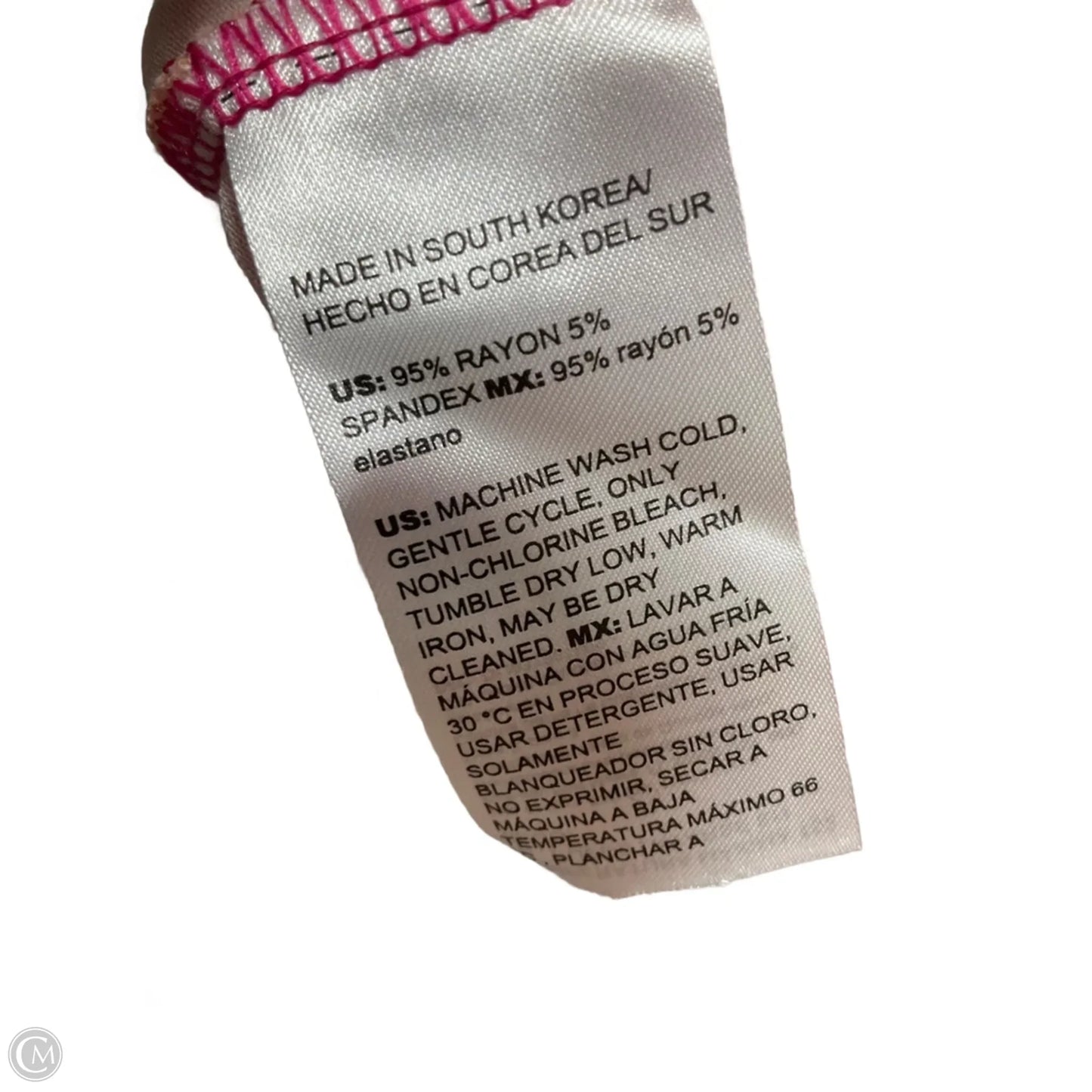 Top Short Sleeve Basic By Chicos In Floral Print, Size: Xxl