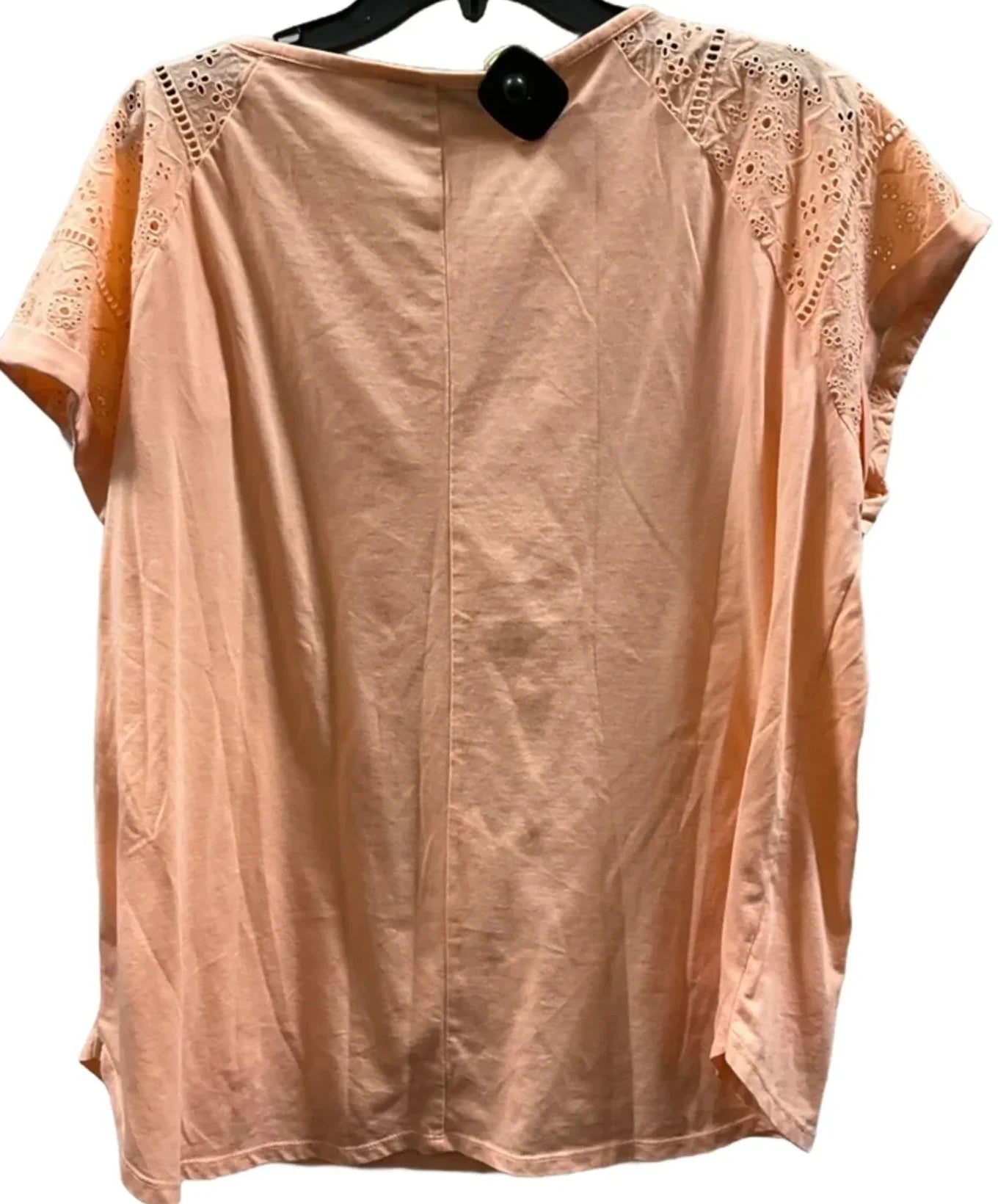 Top Short Sleeve Basic By Lane Bryant In Orange, Size: 2x