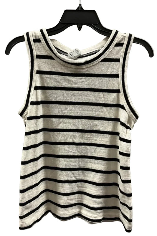 Top Sleeveless By Loft In Striped Pattern, Size: Xs