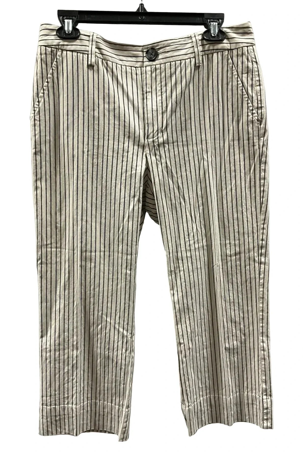 Capris By Cabi In Striped Pattern, Size: 8