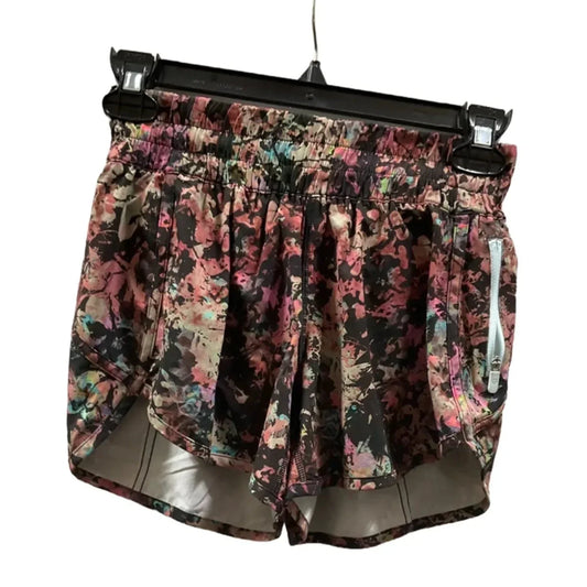 Athletic Shorts By Lululemon In Multi-colored, Size: 4