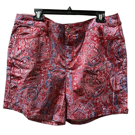 Shorts By Bandolino In Red, Size: Xl