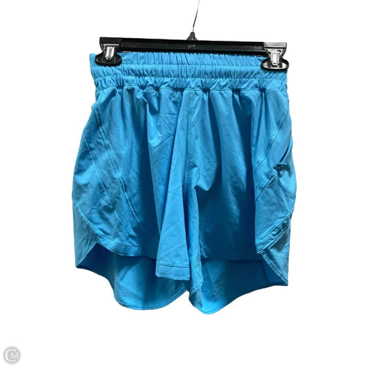 Athletic Shorts By Lululemon In Blue, Size: 6