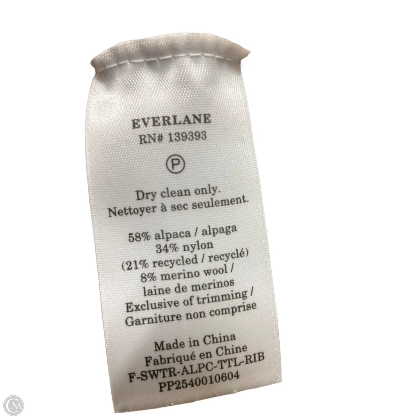 Sweater By Everlane In Tan, Size: S