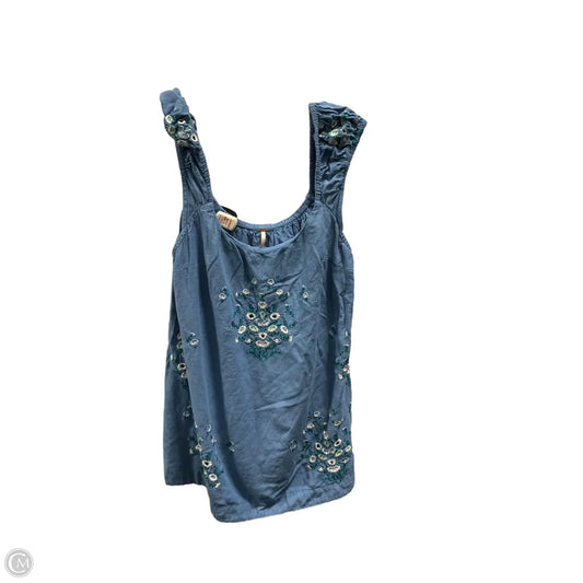 Top Sleeveless By Free People In Blue, Size: S