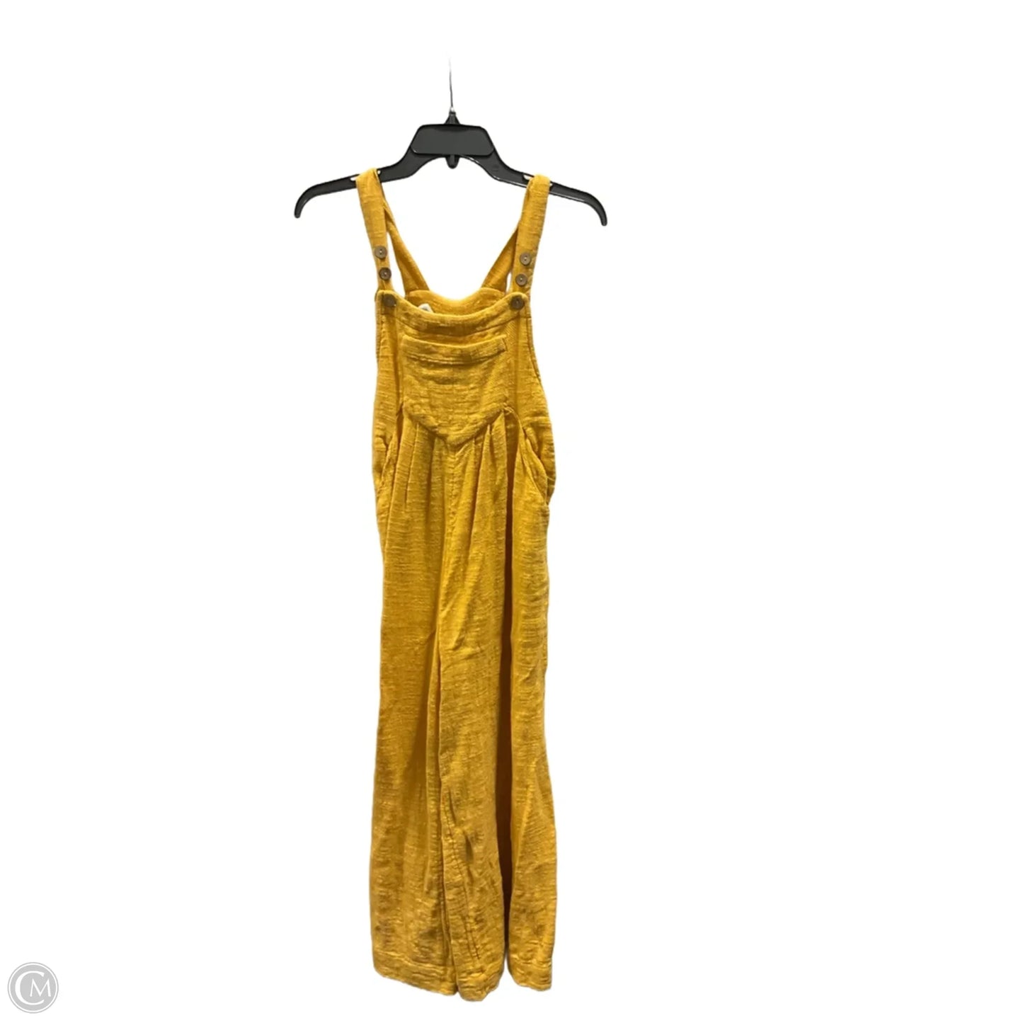 Overalls By Free People In Yellow, Size: Xs
