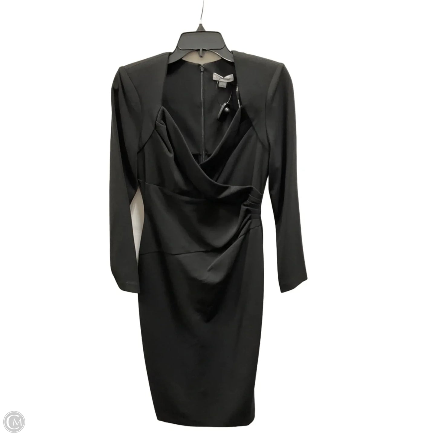 Dress Party Long By Calvin Klein In Black, Size: 4