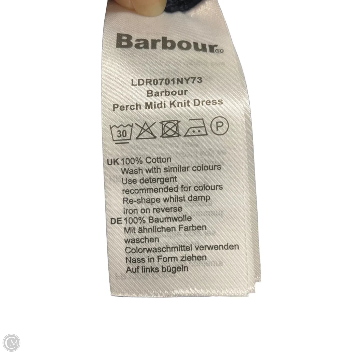 Dress Sweater By Barbour In Blue, Size: 4