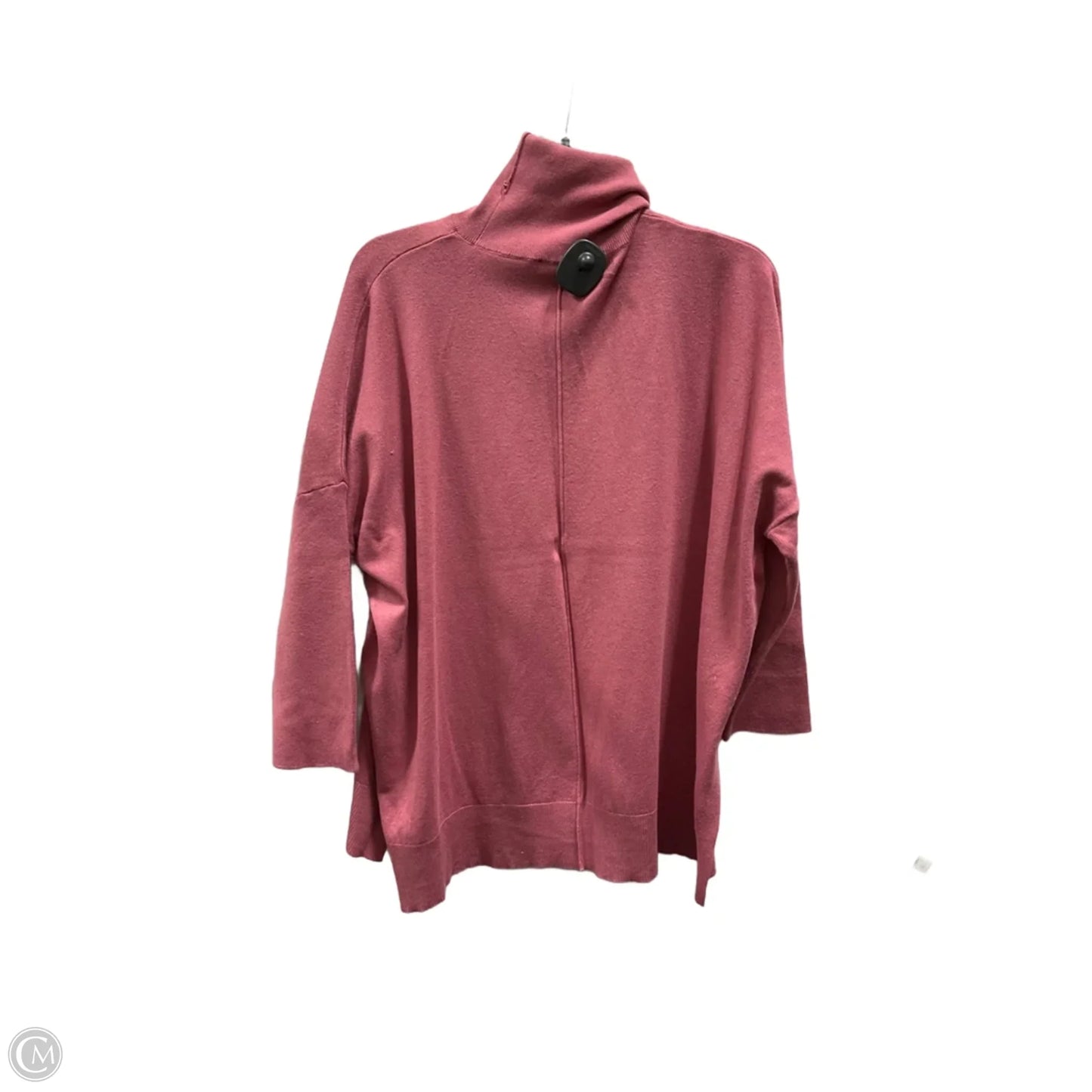 Top 3/4 Sleeve By Ann Taylor In Pink, Size: L