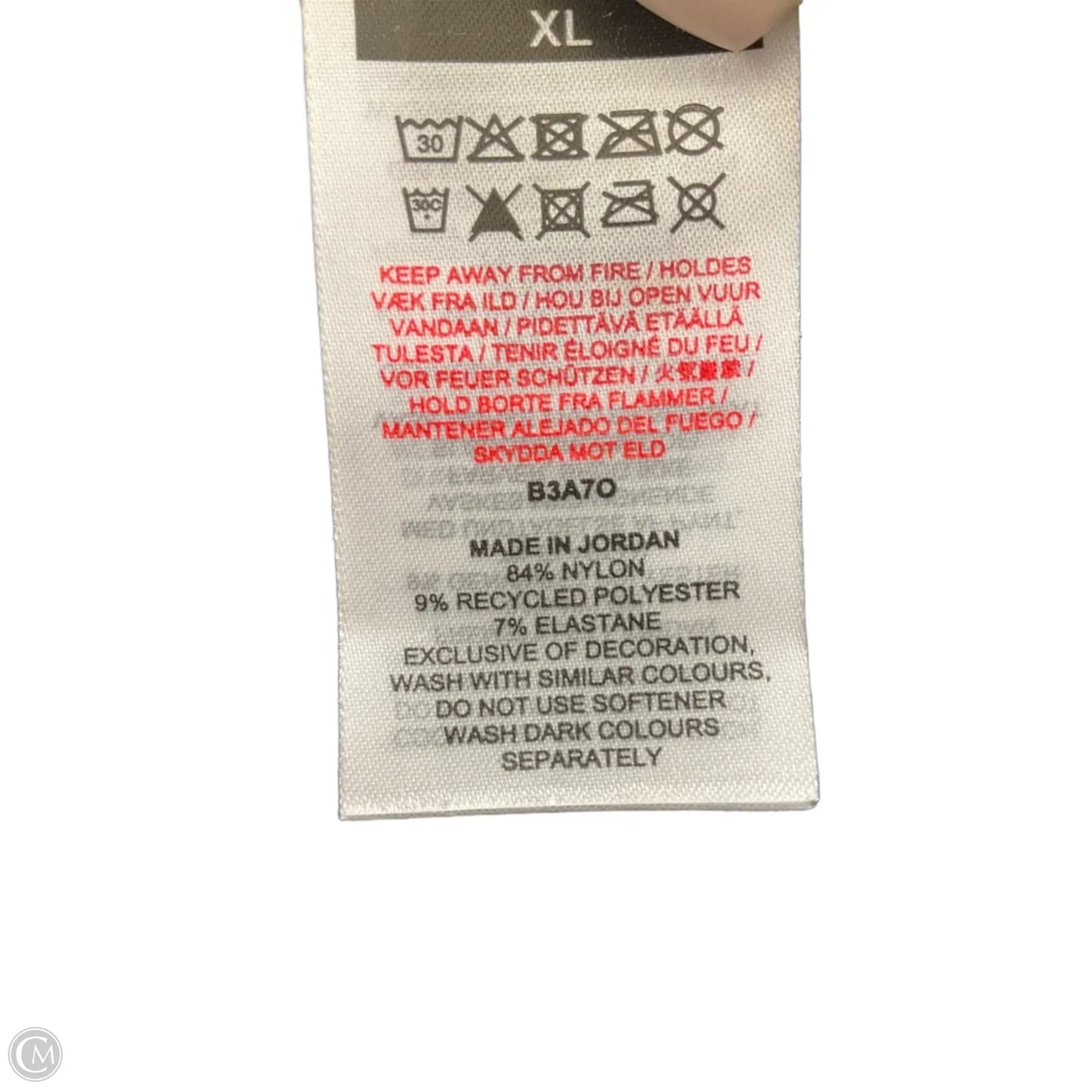 Athletic Bra By Gym Shark In Black, Size: Xl