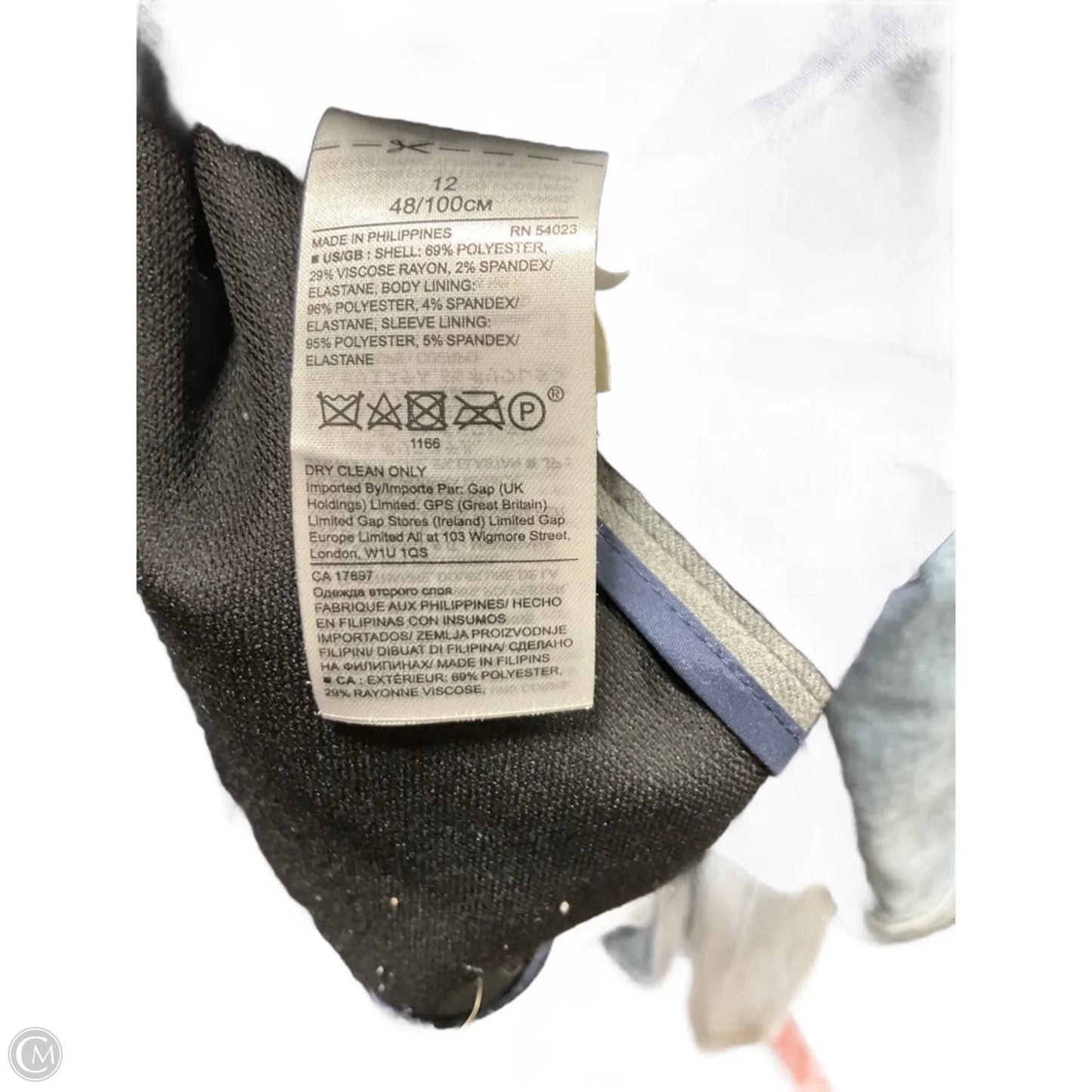 Blazer By Banana Republic In Grey, Size: 12