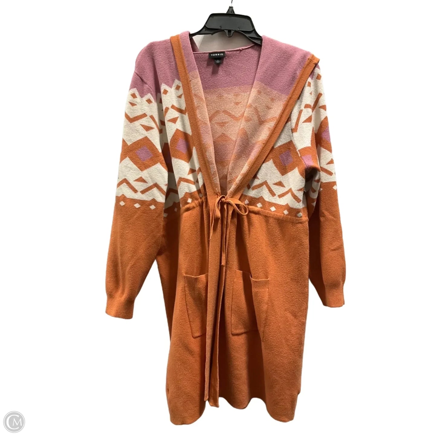 Cardigan By Torrid In Orange, Size: Xl
