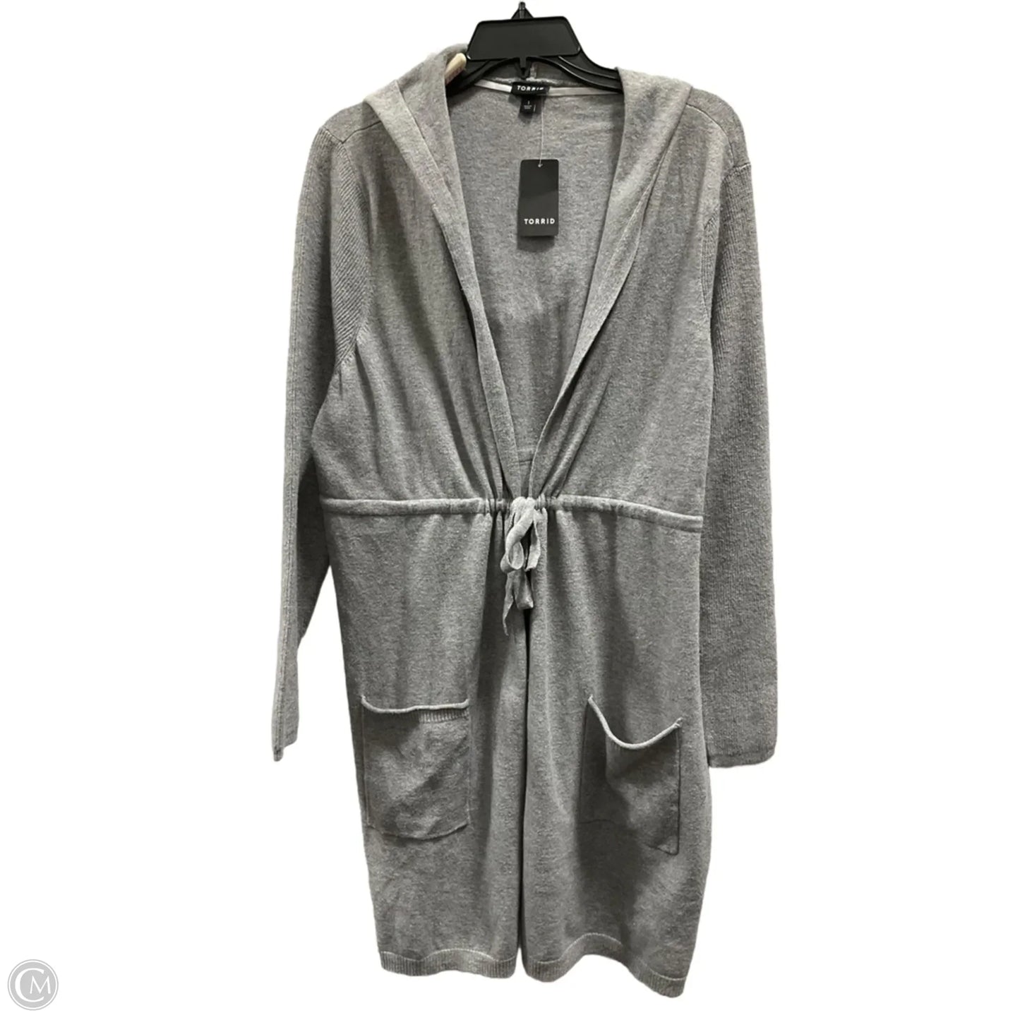 Cardigan By Torrid In Grey, Size: 1x