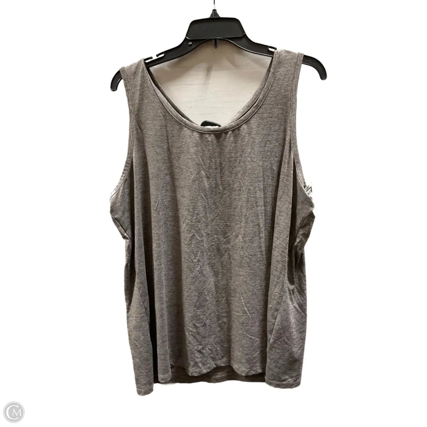 Athletic Tank Top By Zuda In Grey, Size: L