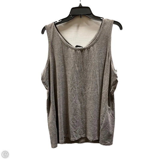 Athletic Tank Top By Zuda In Grey, Size: L