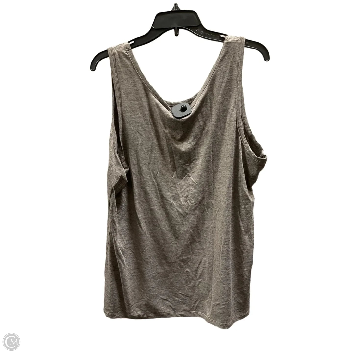 Athletic Tank Top By Zuda In Grey, Size: L