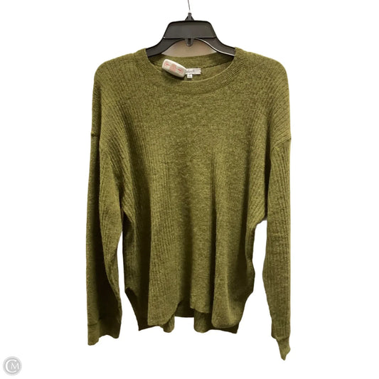 Top Long Sleeve By Madewell In Green, Size: M