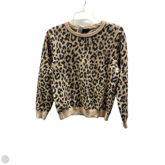 Top Long Sleeve By J. Crew In Animal Print, Size: M