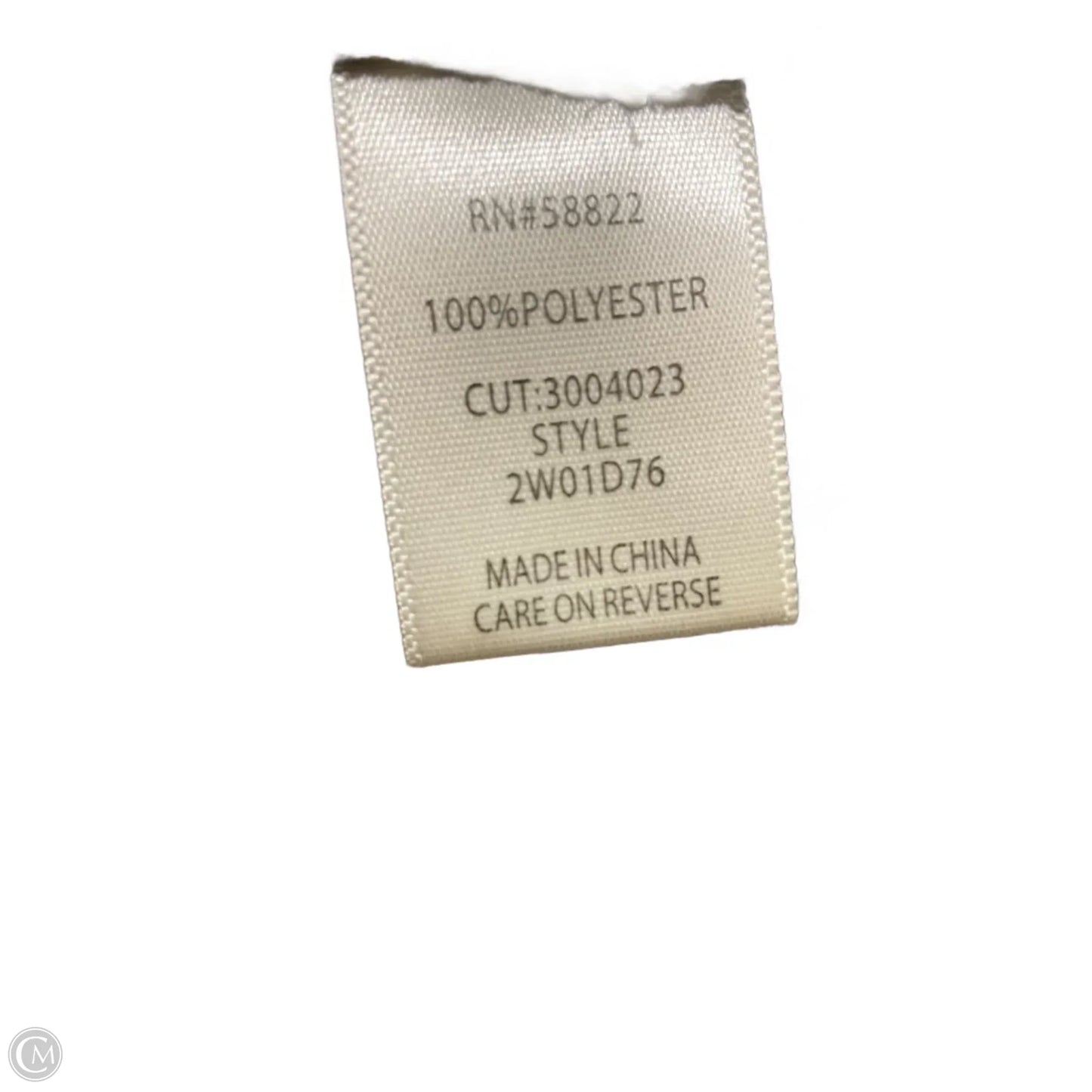 Top Short Sleeve By Max Studio In Black & White, Size: 1x