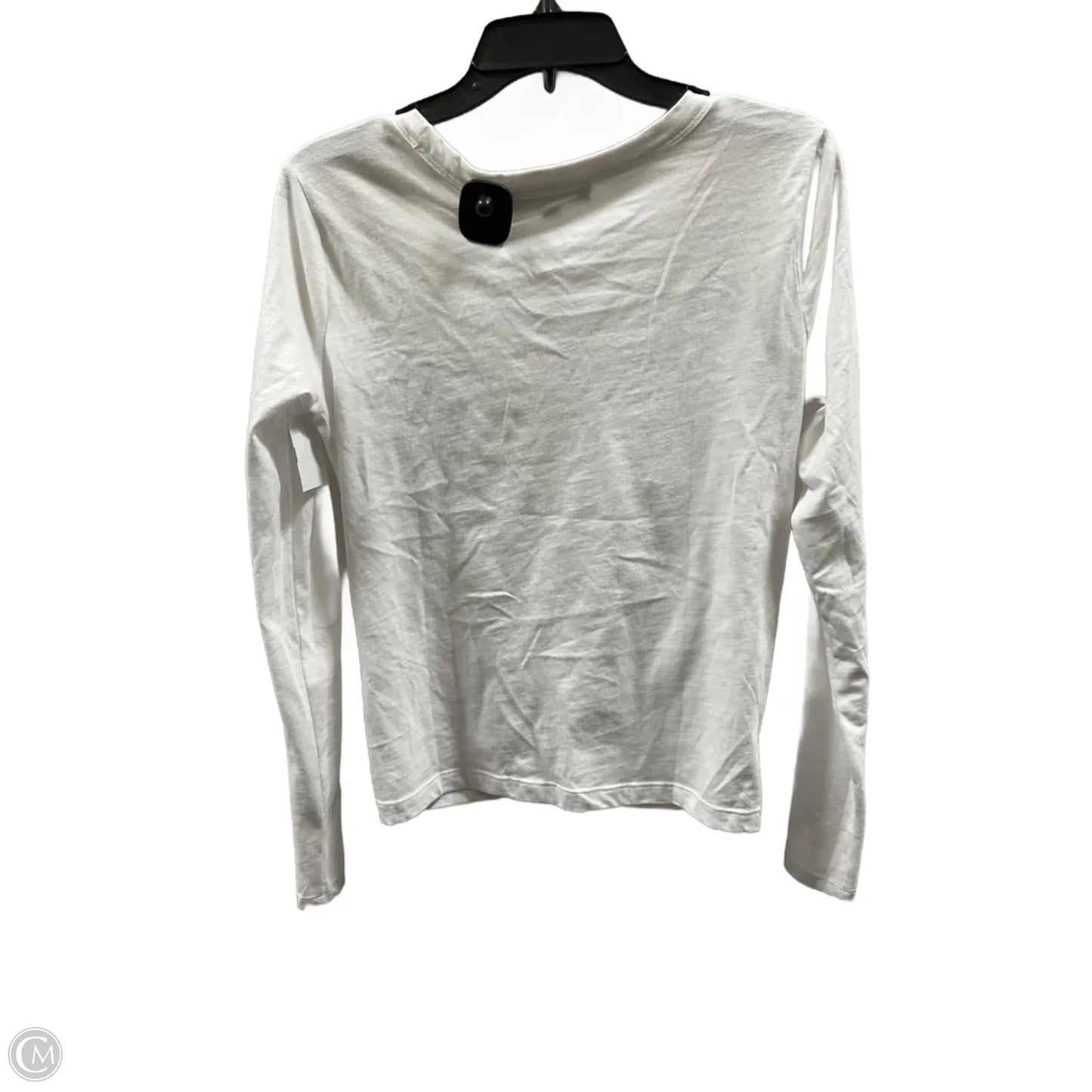 Top Long Sleeve Basic By Loft In White, Size: S
