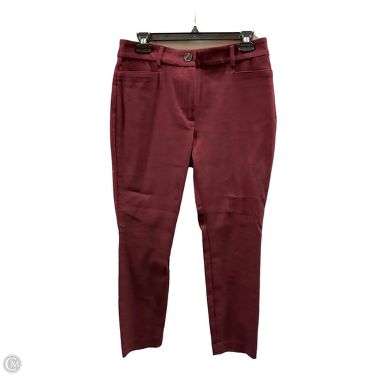 Pants Dress By Loft In Maroon, Size: 8p