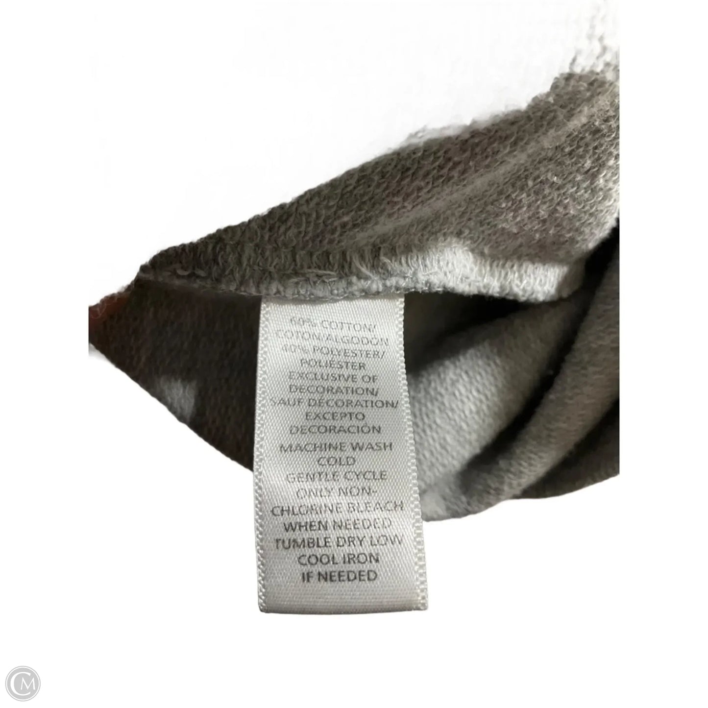 Top 3/4 Sleeve By Loft In Grey, Size: S