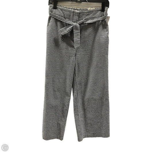 Pants Linen By Loft In Checkered Pattern, Size: 2