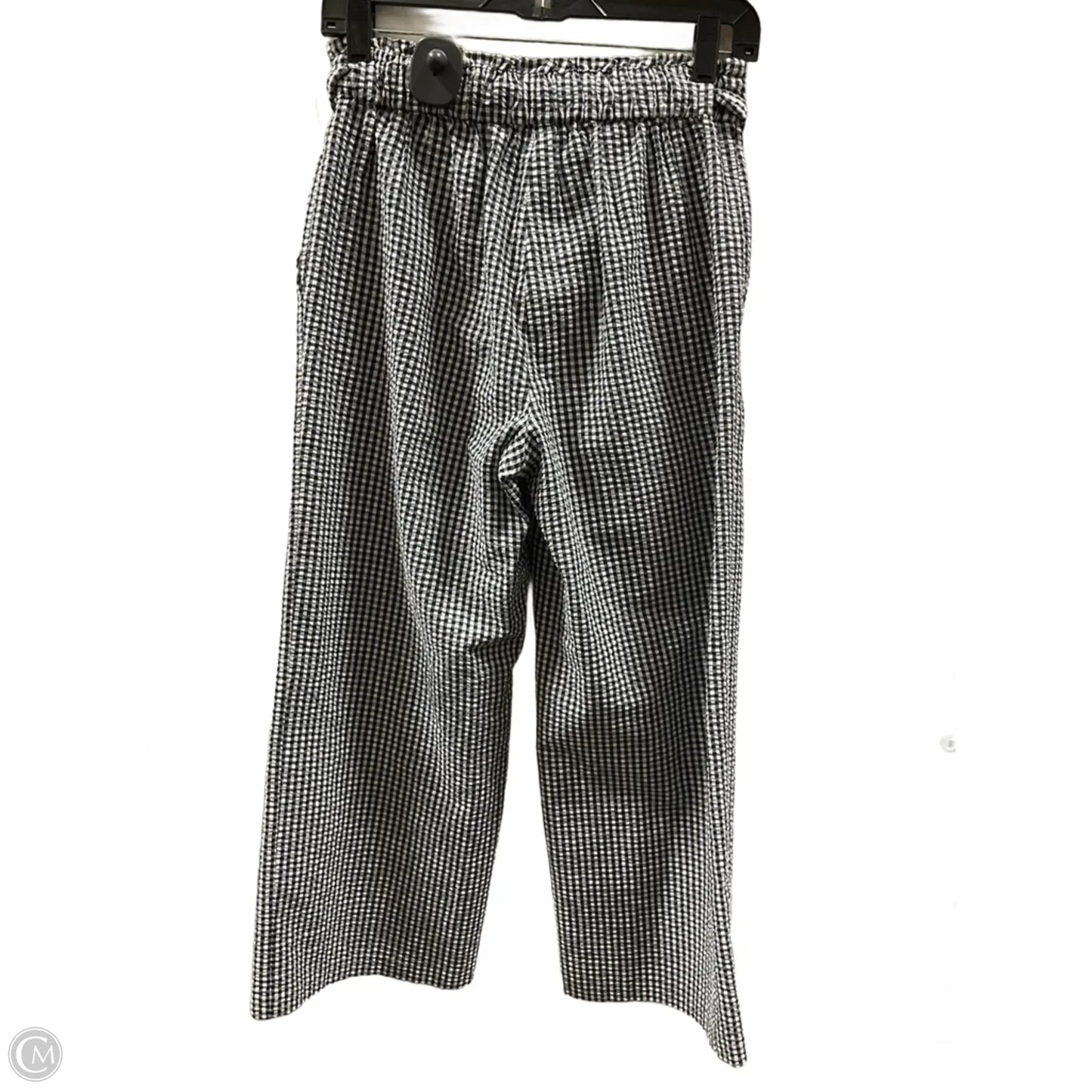 Pants Linen By Loft In Checkered Pattern, Size: 2