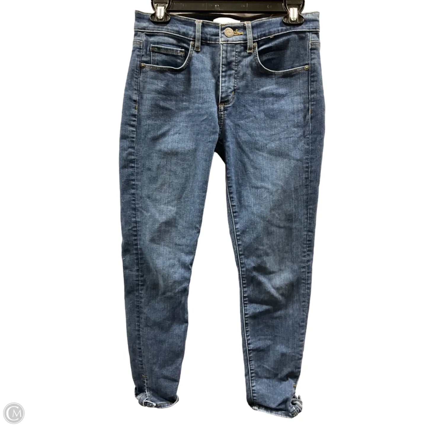 Jeans Straight By Loft In Blue Denim, Size: 2