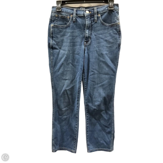 Jeans Straight By J. Crew In Blue Denim, Size: 4