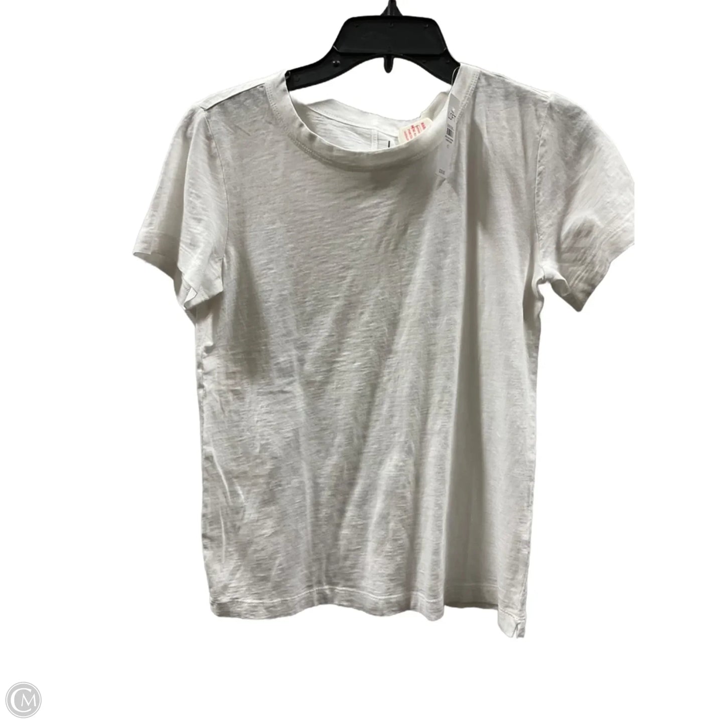 Top Short Sleeve Basic By Loft In White, Size: Xs