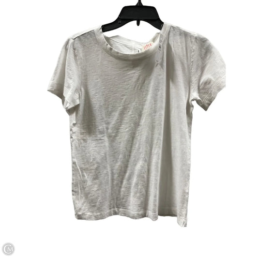Top Short Sleeve Basic By Loft In White, Size: Xs