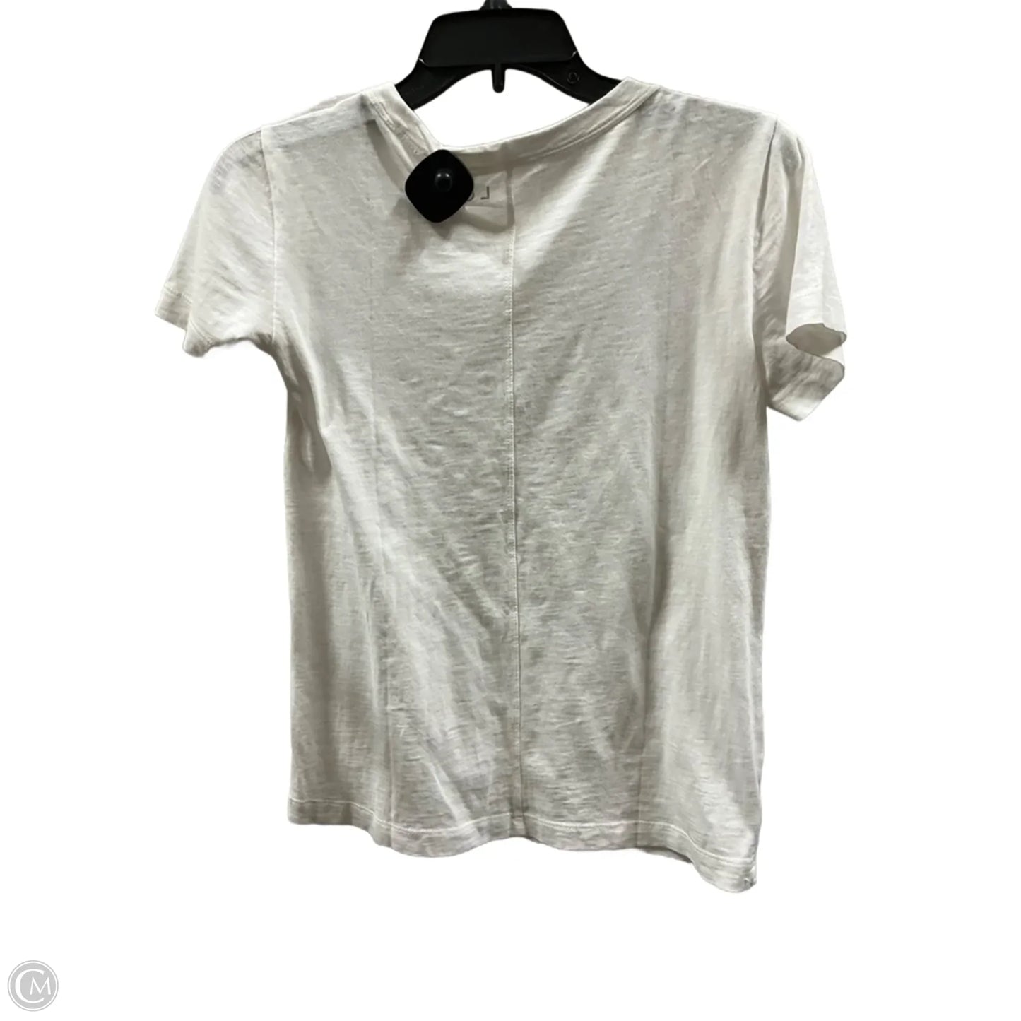Top Short Sleeve Basic By Loft In White, Size: Xs