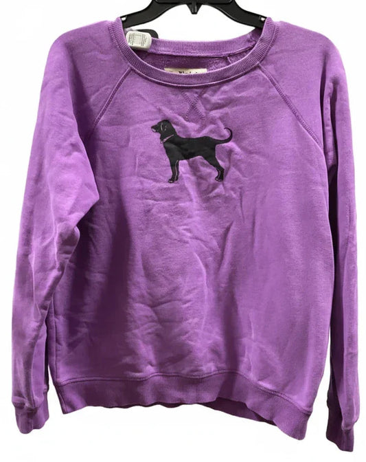 Sweatshirt Crewneck By Clothes Mentor In Purple, Size: M