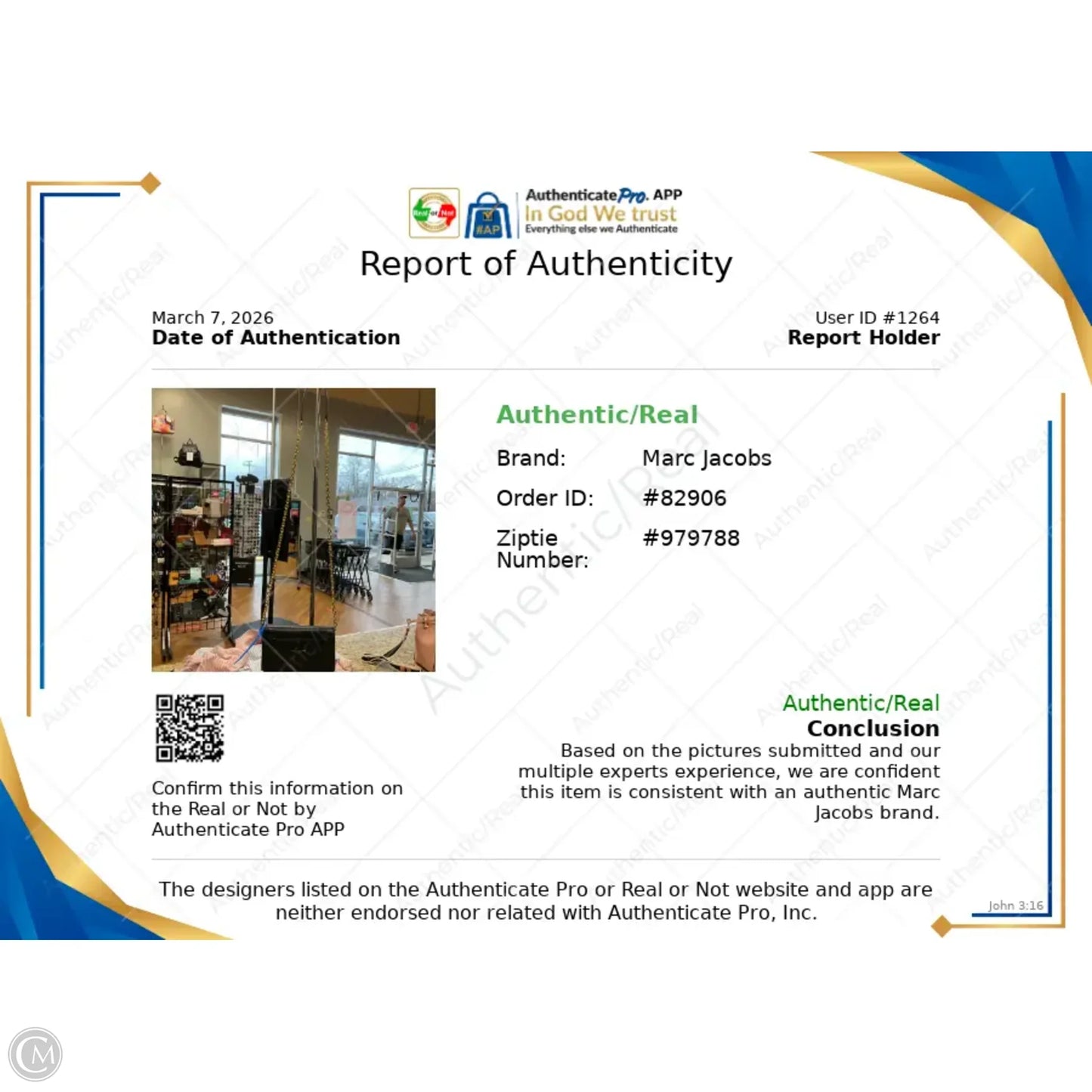 Crossbody Luxury Designer By Marc Jacobs, Size: Small