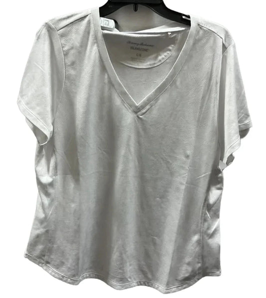 Top Short Sleeve By Tommy Bahama In White, Size: L