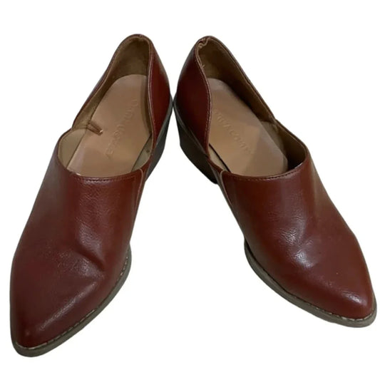 Boots Ankle Heels By Cynthia Rowley In Brown, Size: 8.5