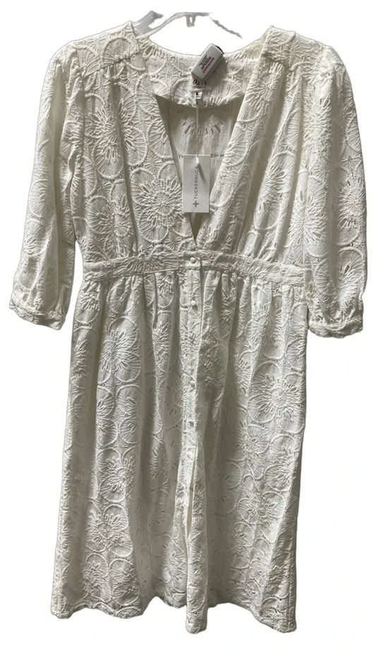 Dress Casual Midi By Tuckernuck In White, Size: L